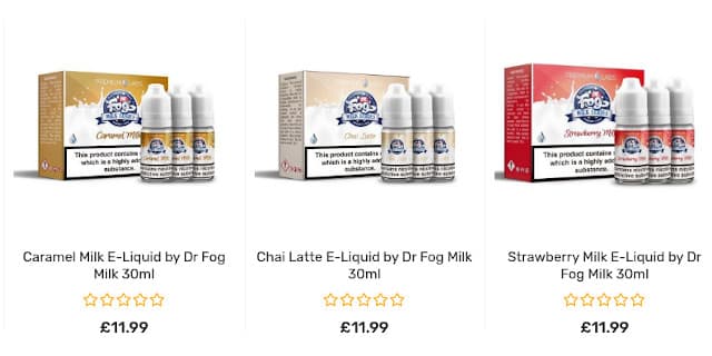Dr Fog Milk Series E-Liquid Queensbury