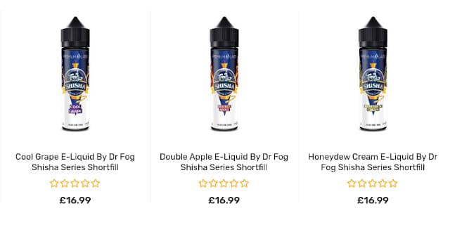 Dr Fog Shisha Series E-Liquid Enfield