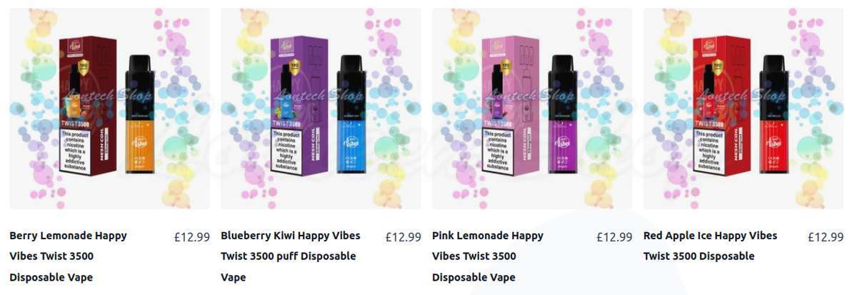 Buy Happy Vibes Twist 3500 puff Disposable Archway