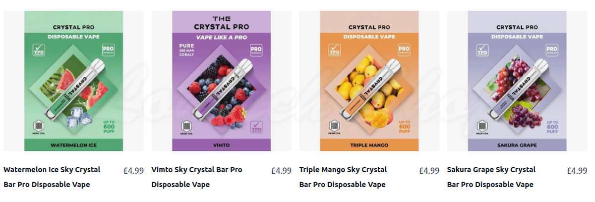 Buy Sky Crystal Bar Pro Disposable Vape Archway