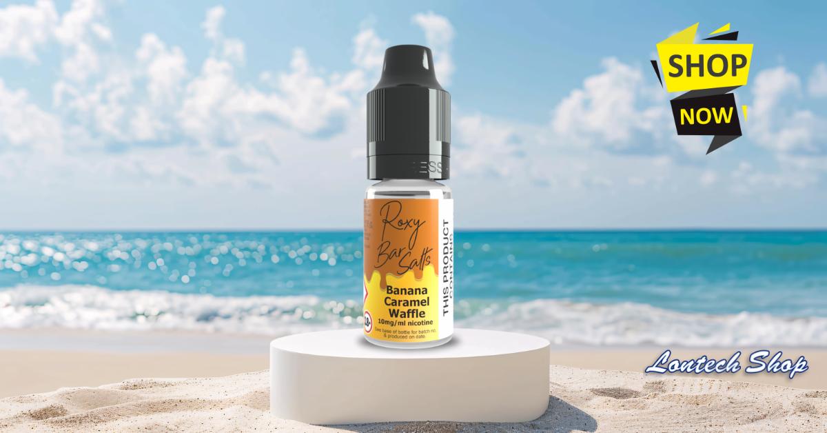 Buy Banana Caramel Waffle Bar Salt by ROXY Buy Banana Caramel Waffle Bar Salt by ROXY