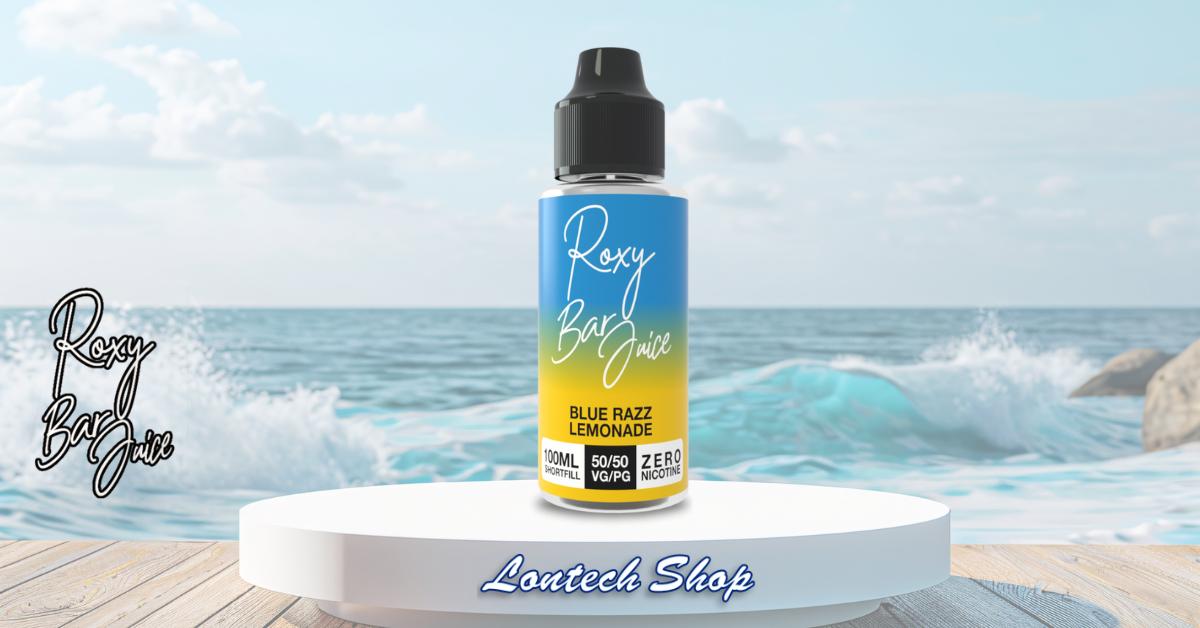 Buy Blue Ras Lemonade Ice Bar Juice 100ml by ROXY