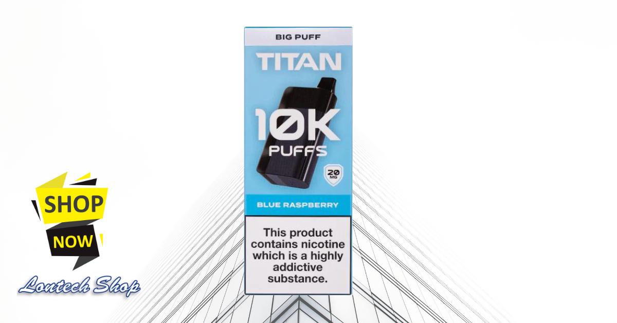 Buy Blue Raspberry Titan 10K Disposable Vape