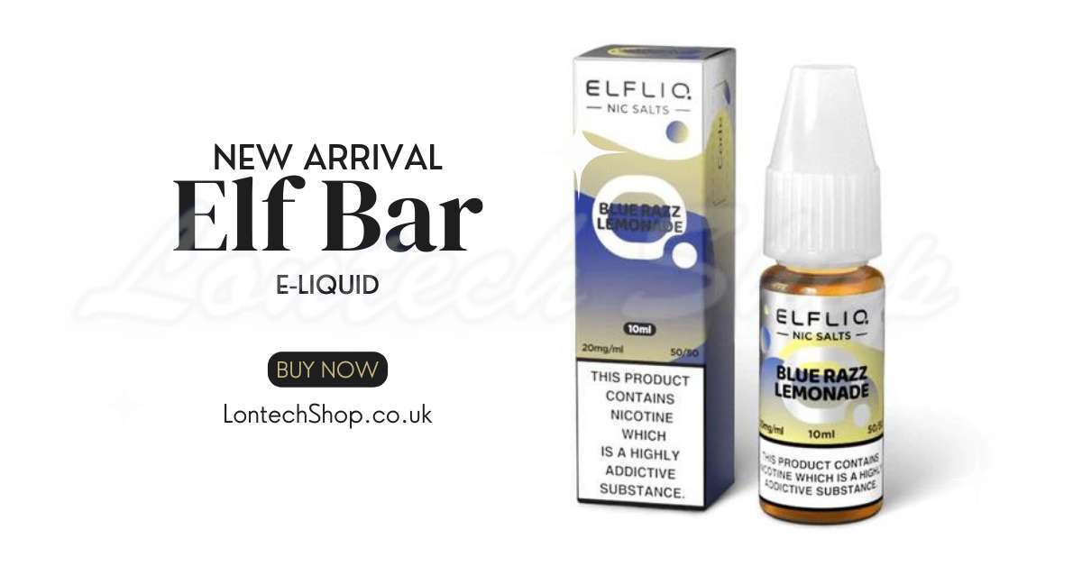Buy Blue Razz Lemonade Nic Salt E-Liquid by Elf Bar Elfliq