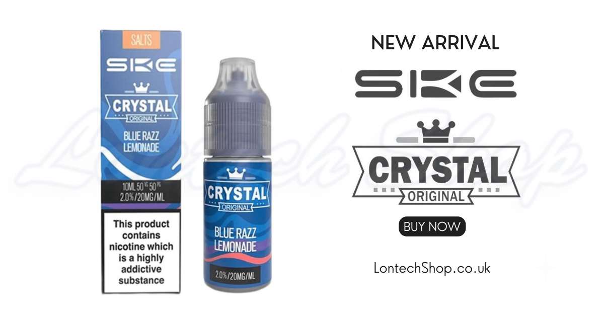 Buy Blue Razz Lemonade Nic Salt E Liquid by Ske Crystal