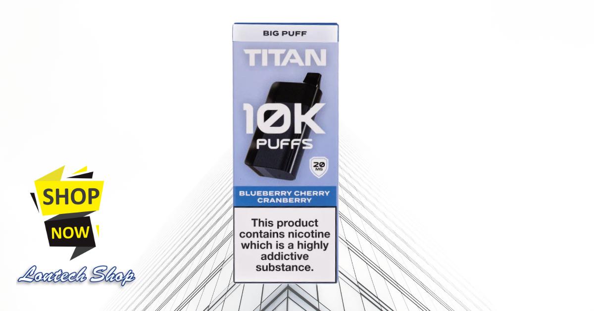 Buy Buy Blueberry Cherry Cranberry Titan 10K Disposable Vape