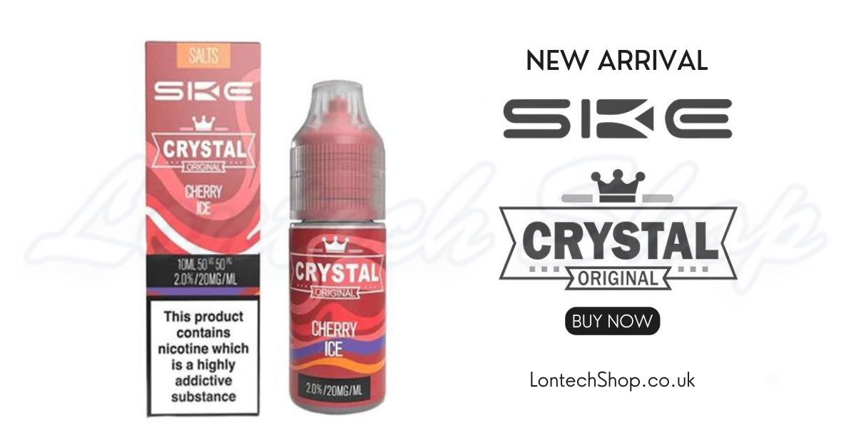 Buy Cherry Ice Nic Salt E-Liquid by Ske Crystal