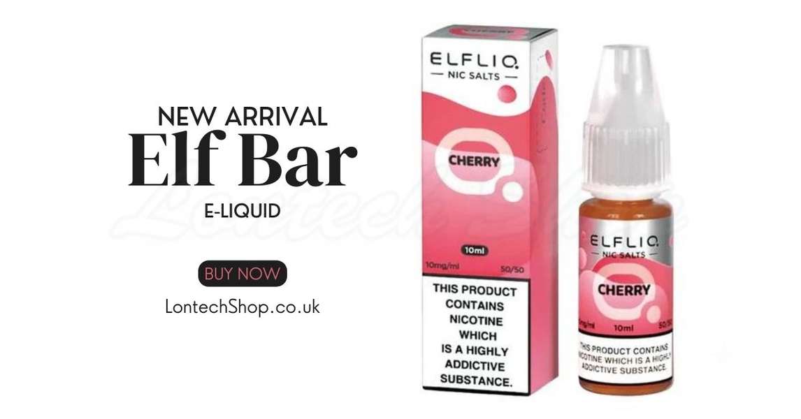 Buy Cherry Nic Salt E-Liquid by Elf Bar Elfliq