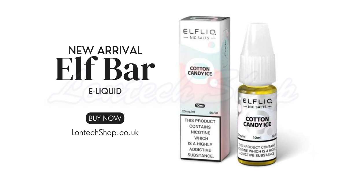 Buy Cotton Candy Ice Nic Salt E-Liquid by Elf Bar Elfliq