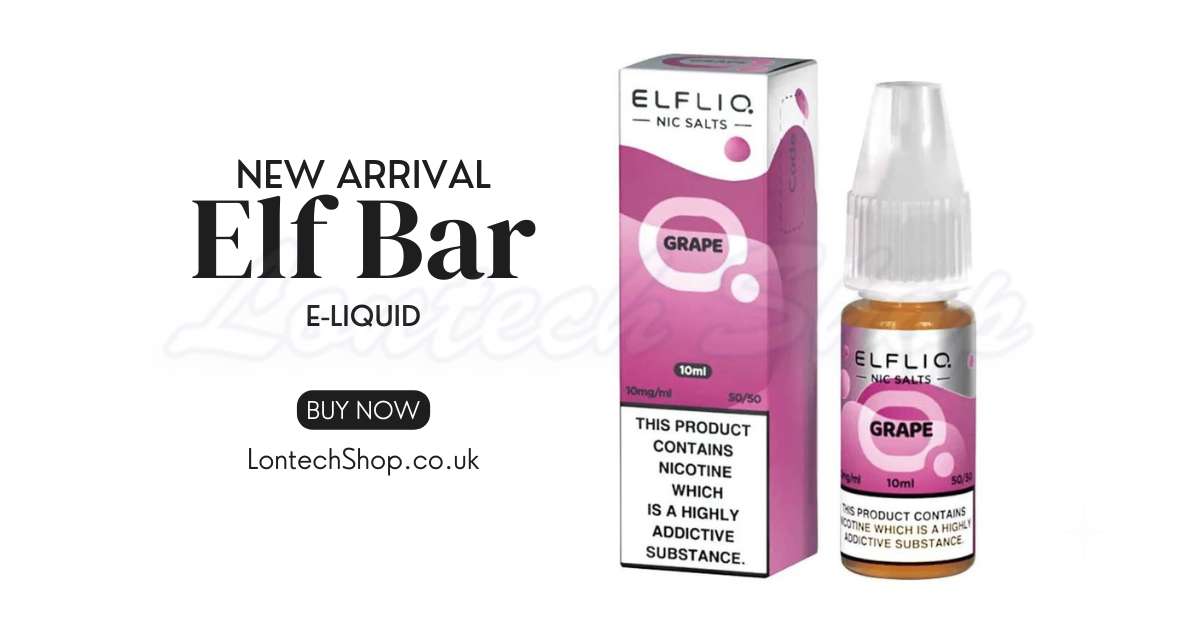 Buy Grape Nic Salt E-Liquid by Elf Bar Elfliq