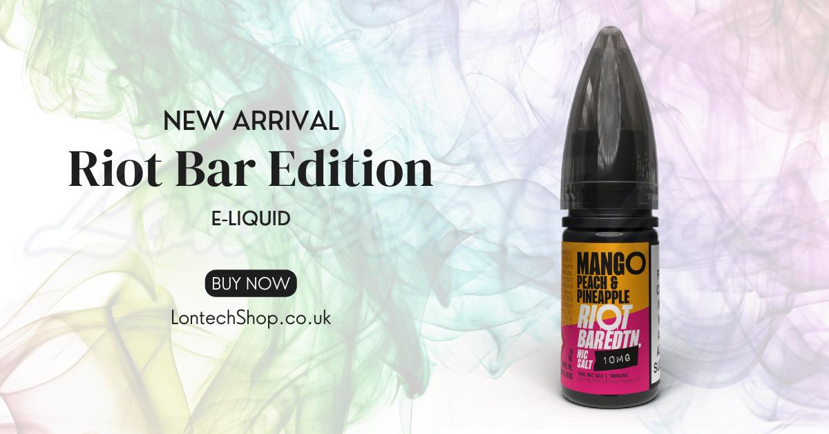 Buy Mango Peach Pineapple Nic Salt E Liquid by Riot Bar Edition