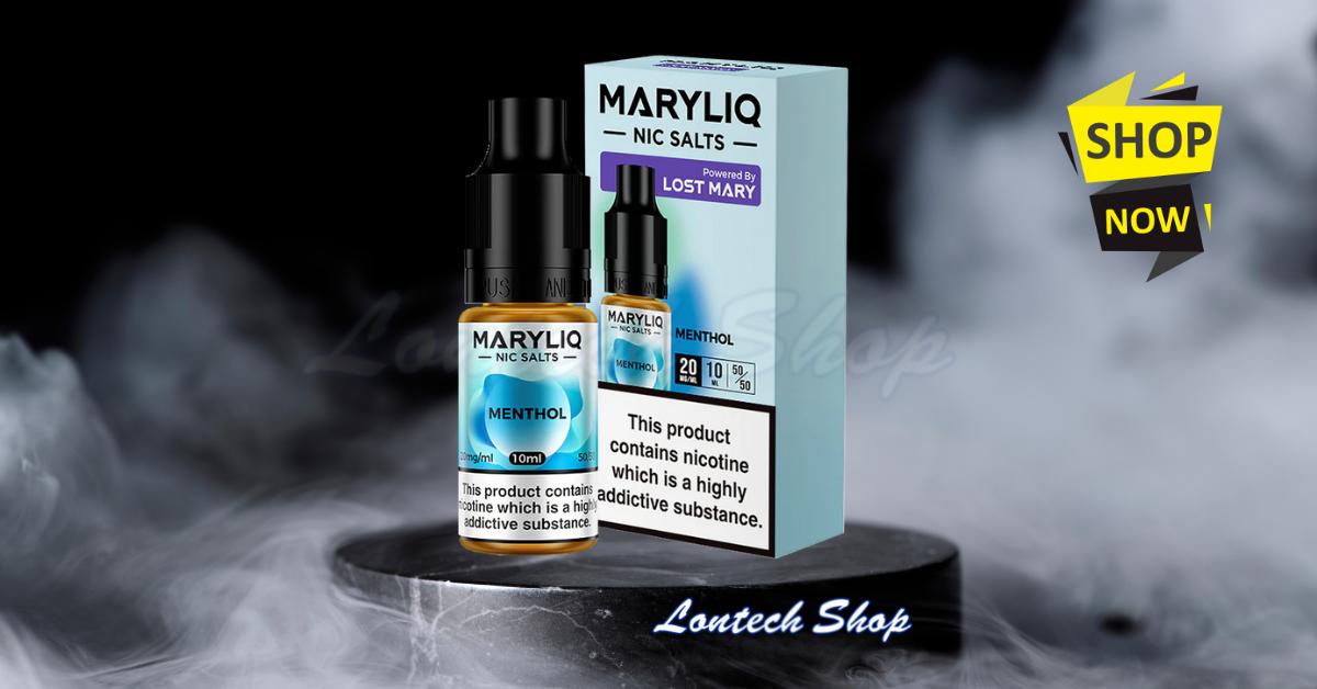 Buy Menthol Nic Salt E-Liquid by Lost Mary Maryliq