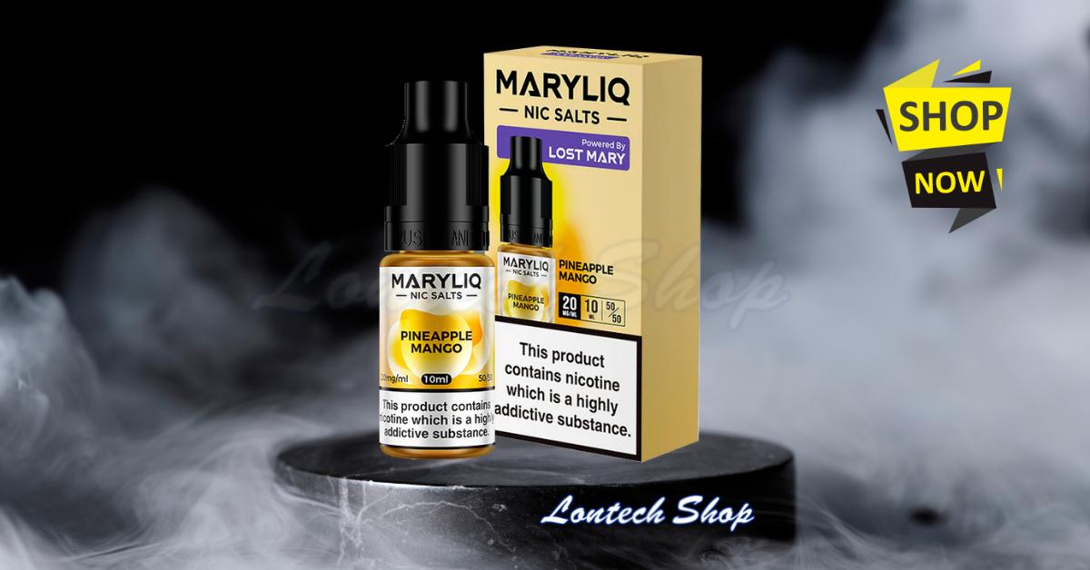 Buy Pineapple Mango Nic Salt E-Liquid by Lost Mary Maryliq