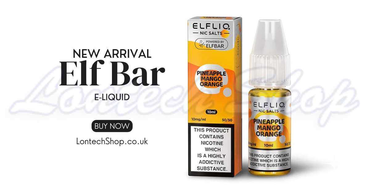 Buy Pineapple Mango Orange Nic Salt E Liquid by Elf Bar Elfliq