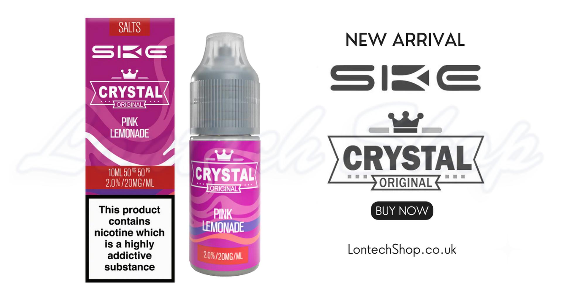 Buy Pink Lemonade Nic Salt E-Liquid By Ske Crystal