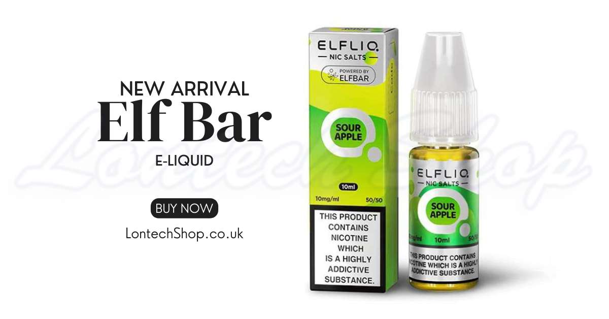Buy Sour Apple Nic Salt E Liquid by Elf Bar Elfliq