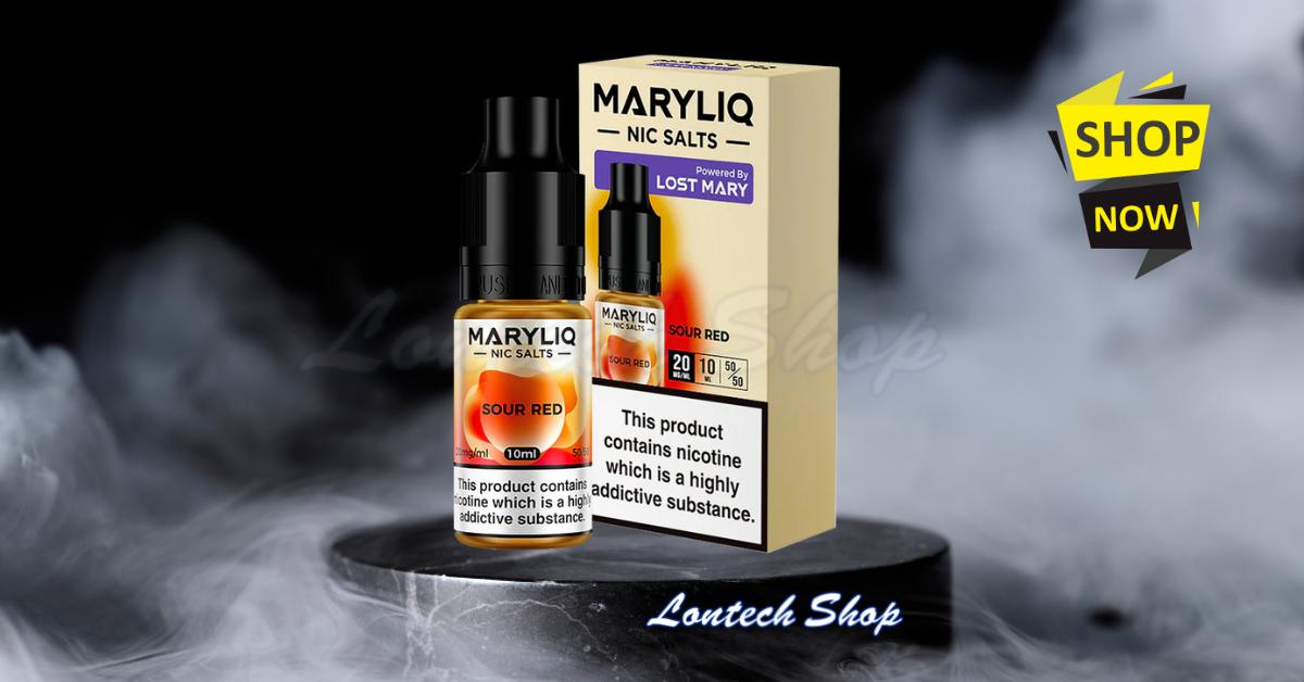 Buy Sour Red Nic Salt E-Liquid By Lost Mary Maryliq