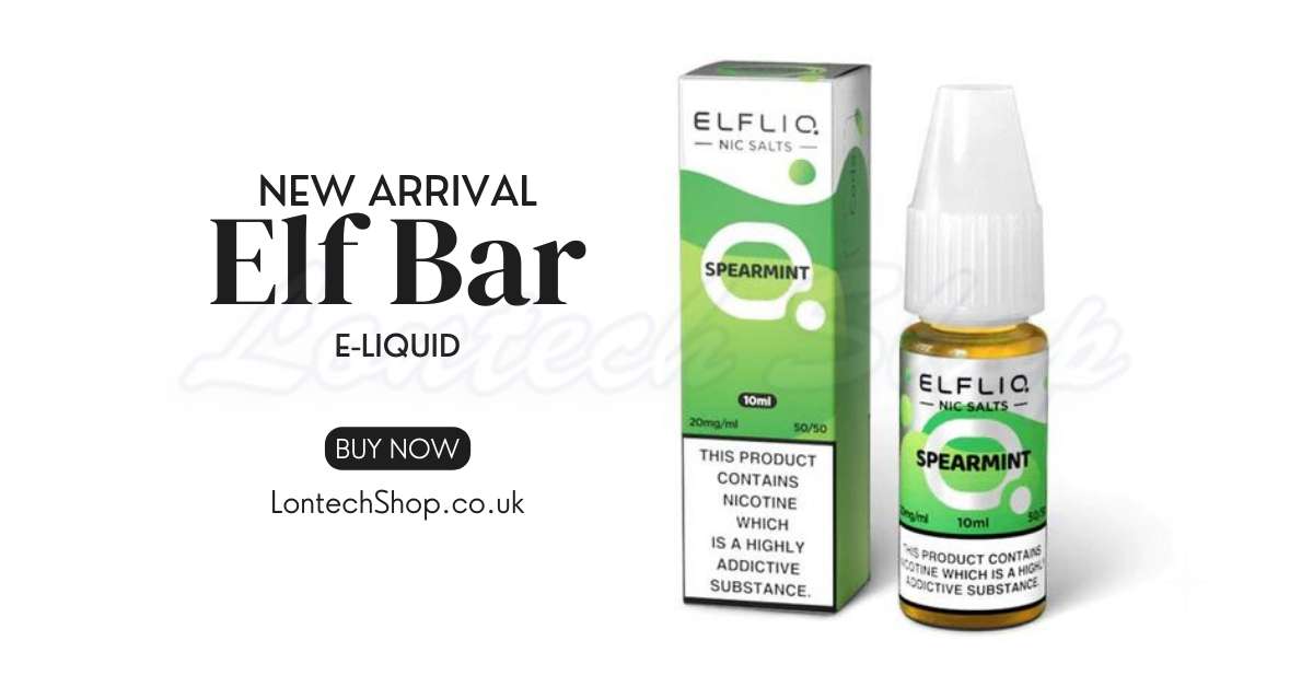 Buy Spearmint Nic Salt E-Liquid by Elf Bar Elfliq