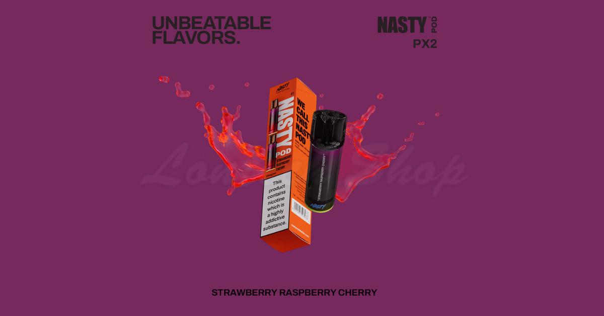 Buy Strawberry Raspberry Cherry PX2 Prefilled Pods by Nasty