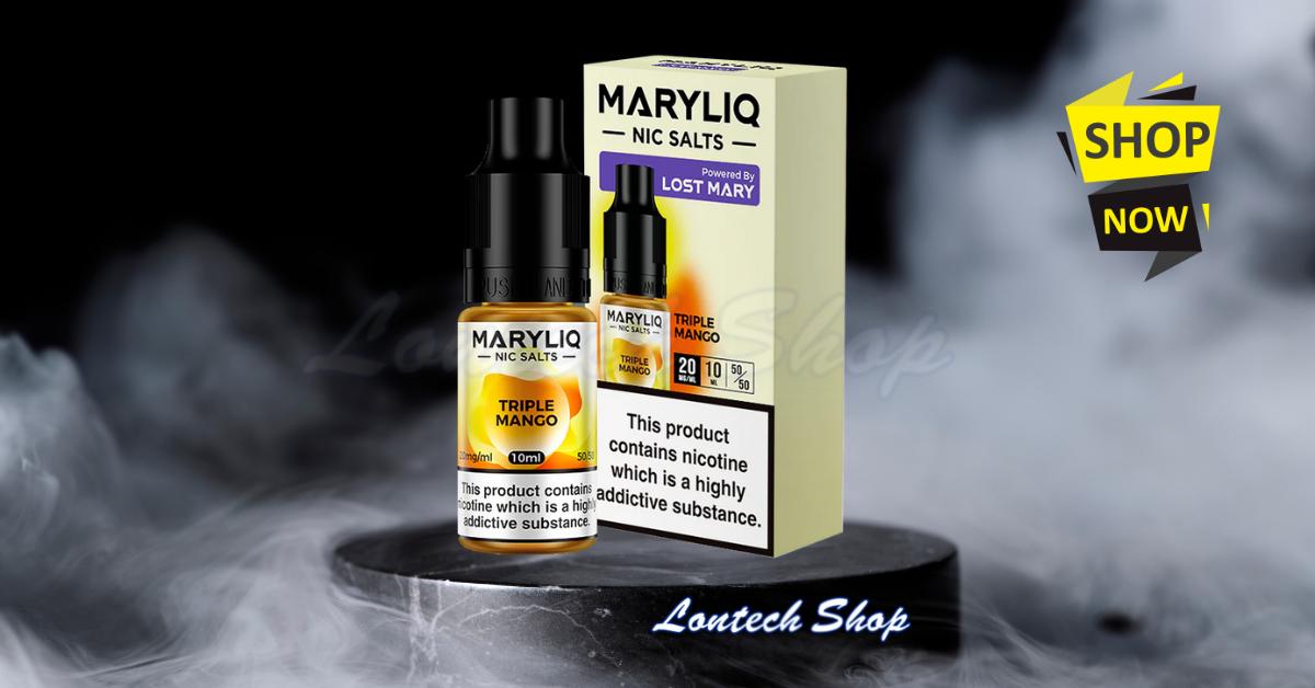 Buy Triple Mango Nic Salt E-Liquid By Lost Mary Maryliq