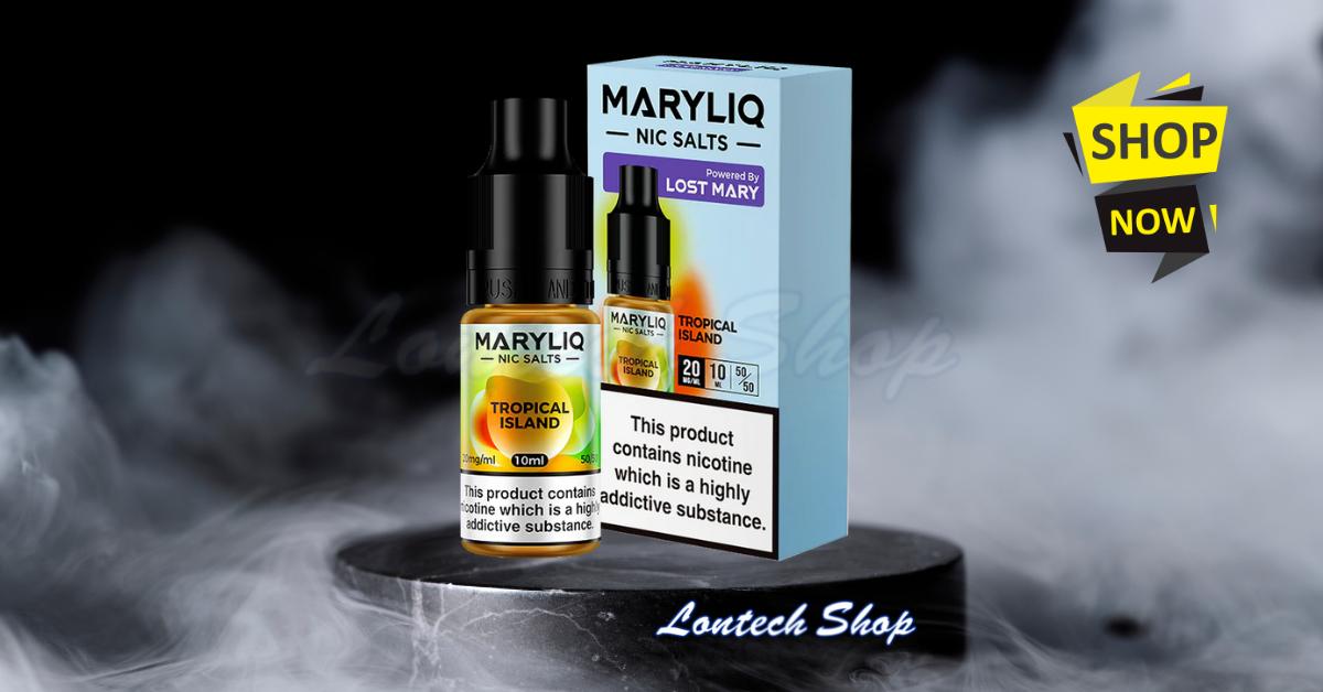 Buy Tropical Island Nic Salt E-Liquid By Lost Mary Maryliq