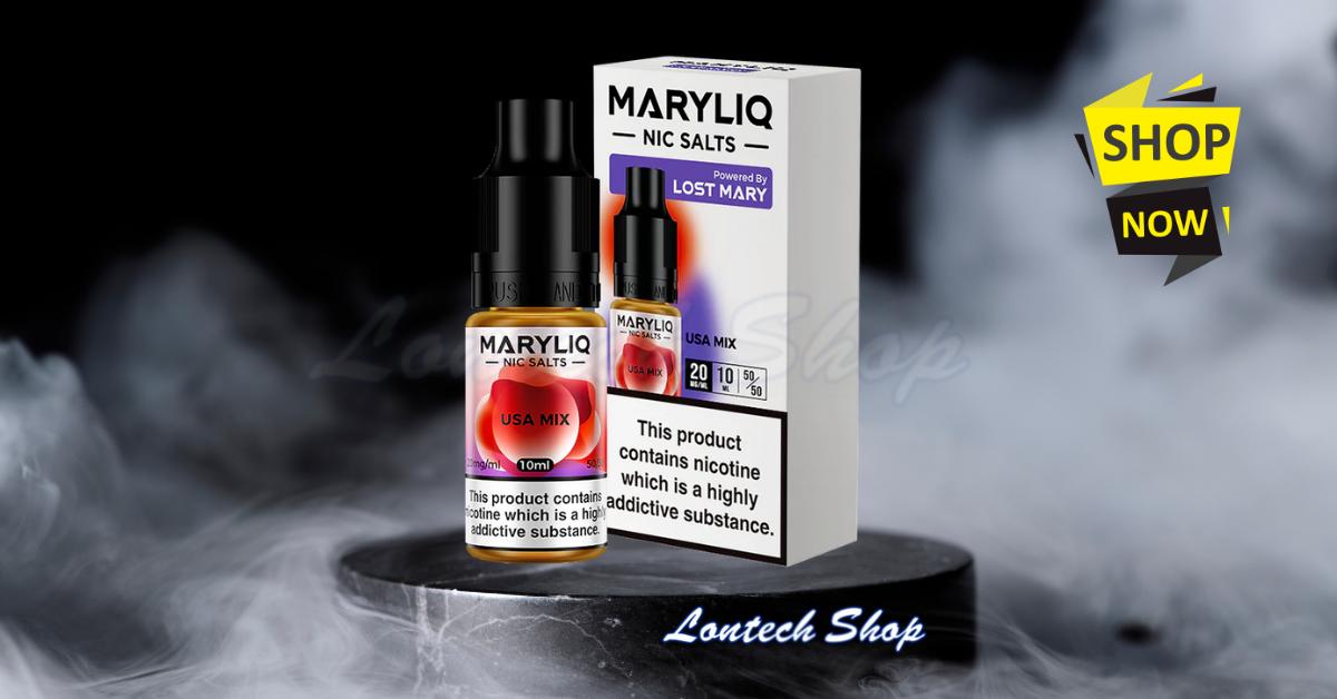 Buy USA Mix Nic Salt E-Liquid By Lost Mary Maryliq