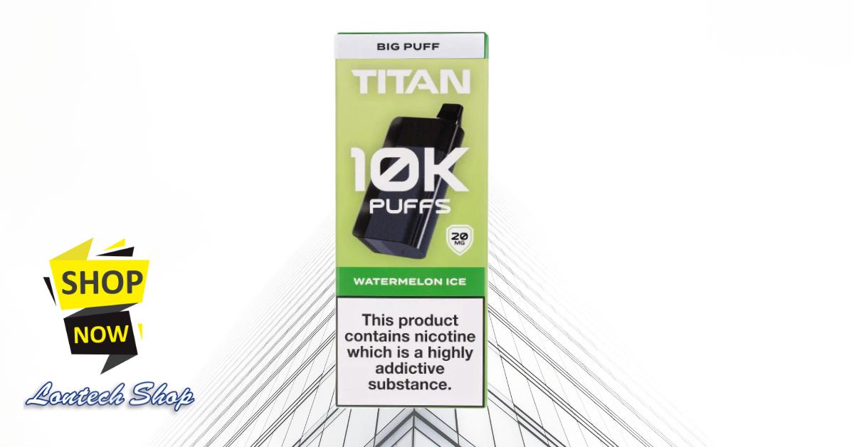 Buy Watermelon Ice Titan 10K Disposable Vape