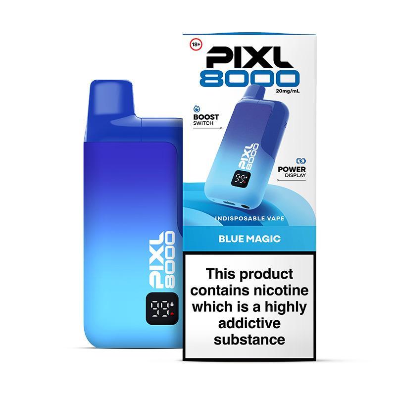blue magic vape flavour Blue Magic Pixl 8000 Refillable Pod Kit