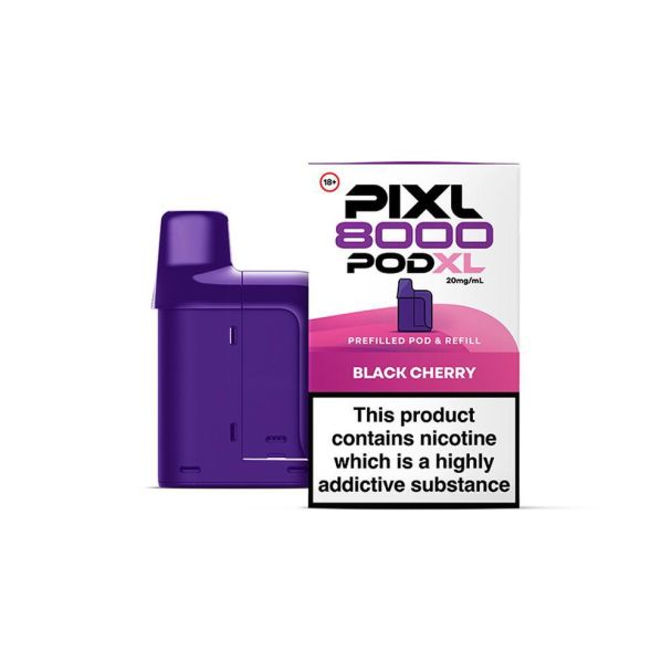 Black Cherry PIXL 8000 Pods