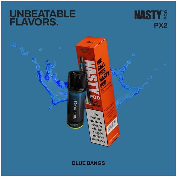 Blue Bangs PX2 Prefilled Pods by Nasty