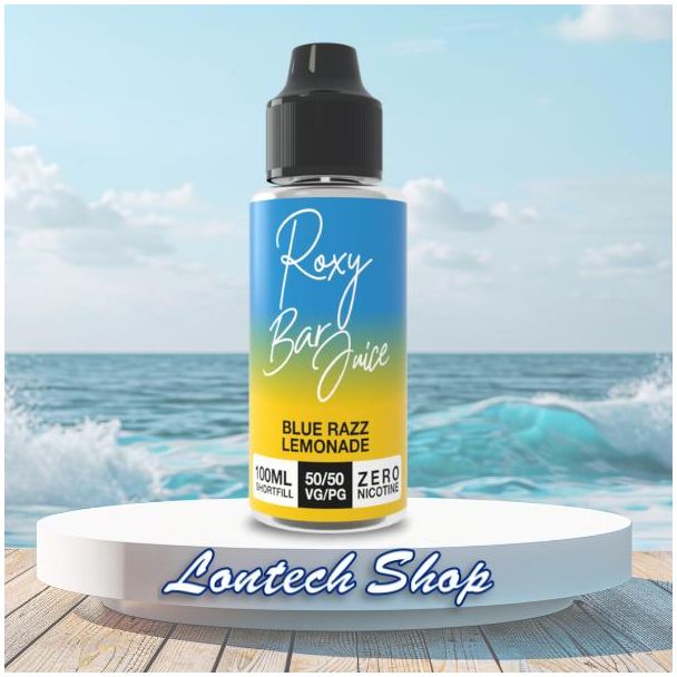 Blue Ras Lemonade Ice Bar Juice 100ml by ROXY