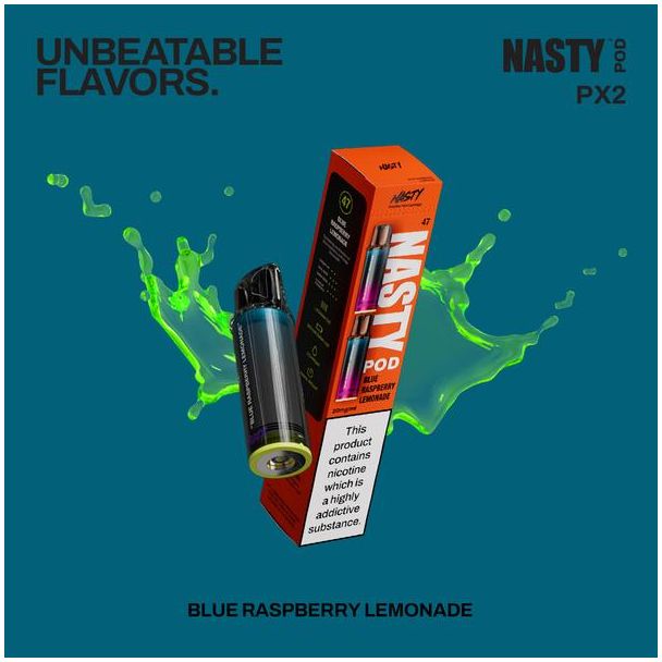 Blue Raspberry Lemonade PX2 Prefilled Pods by Nasty
