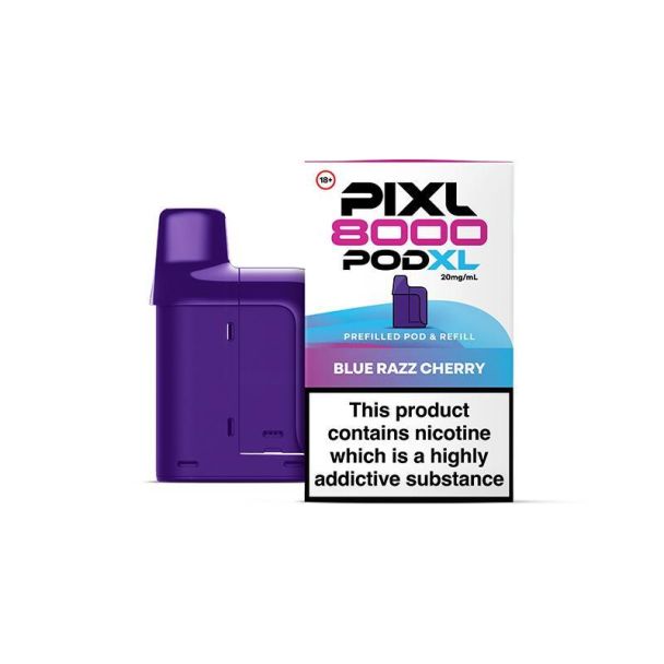 Blue Razz Cherry PIXL 8000 Pods