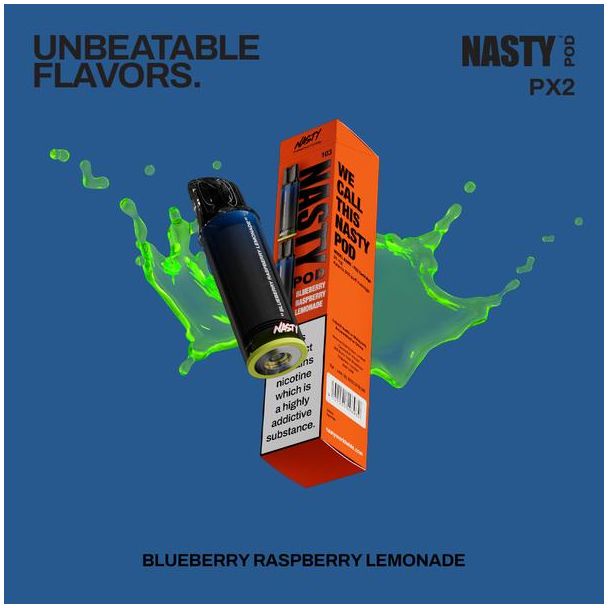 Blueberry Raspberry Lemonade PX2 Prefilled Pods by Nasty