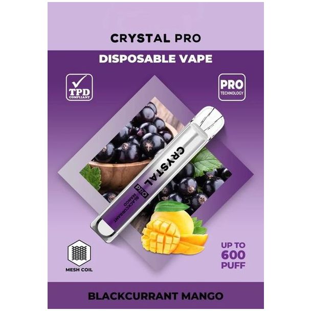 Blackcurrant Mango Sky Crystal Bar Pro Disposable Vape