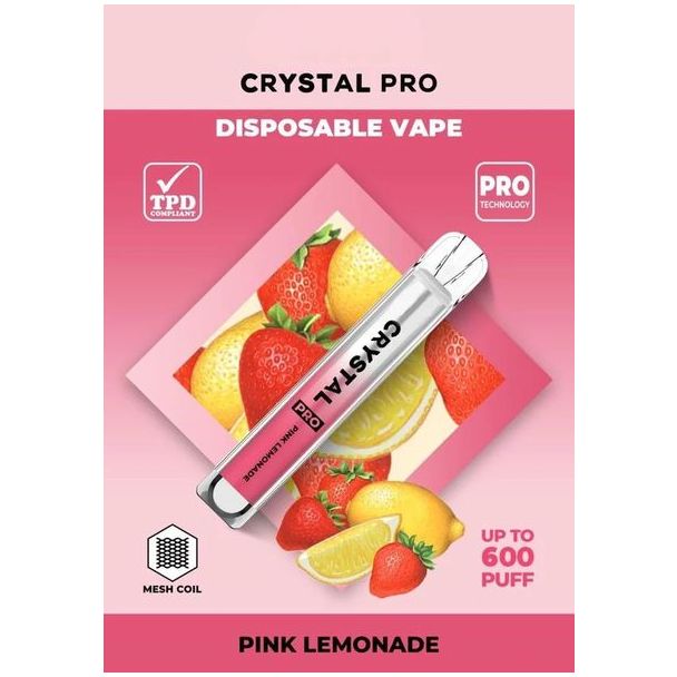 Pink Lemonade Sky Crystal Bar Pro Disposable Vape