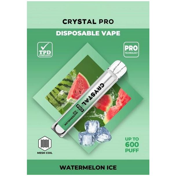 Watermelon Ice Sky Crystal Bar Pro Disposable Vape