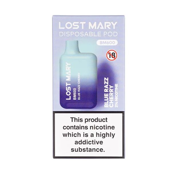 Blue Razz Cherry Lost Mary Disposable Vape