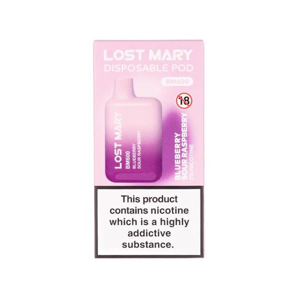 Blueberry Sour Raspberry Lost Mary Disposable Vape