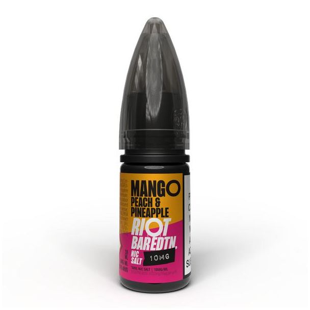 Mango Peach Pineapple Nic Salt E-Liquid by Riot Bar Edition