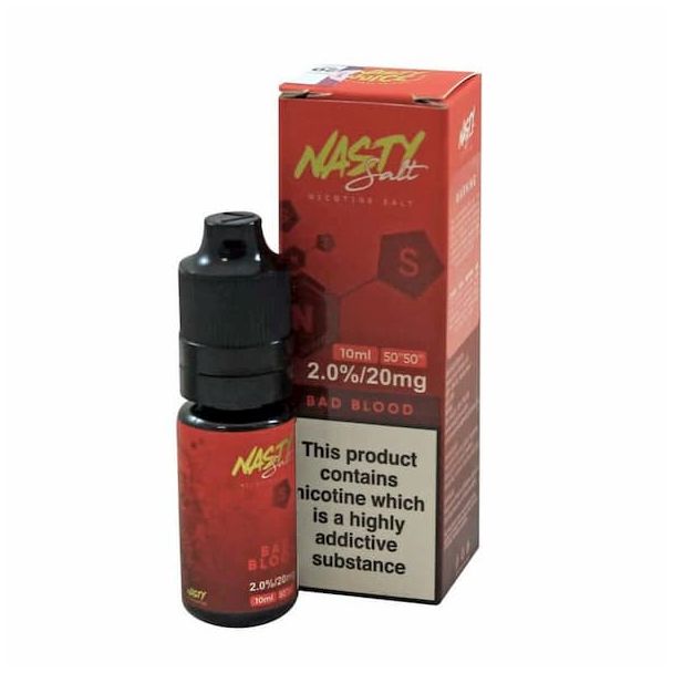 Bad Blood Nic Salt E-liquid by Nasty Salts