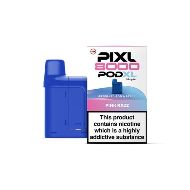 Pink Razz PIXL 8000 Pods