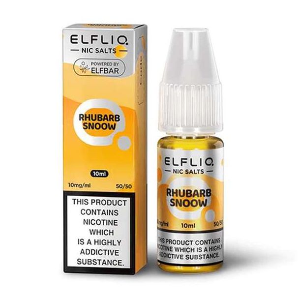 Rhubarb Snoow Nic Salt E-Liquid by Elf Bar Elfliq