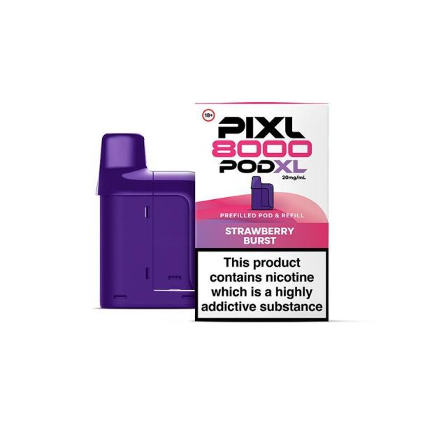 Strawberry Burst PIXL 8000 Pods