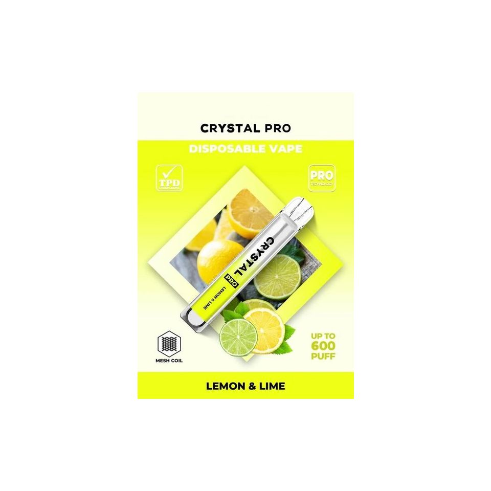 Lemon & Lime Sky Crystal Bar Pro Disposable Vape Lontech