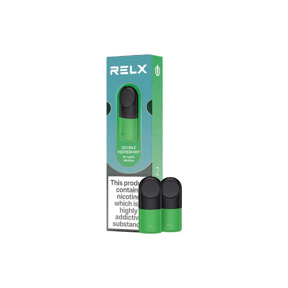 RELX Double Peppermint Prefilled Pods Lontech Vape Shop