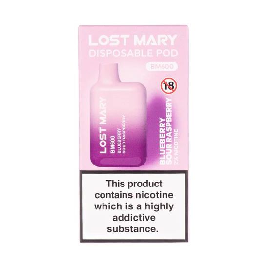 Blueberry Sour Raspberry Lost Mary Disposable Vape| Lontech