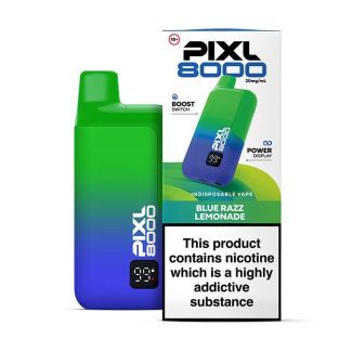 Blue Razz Lemonade Pixl 8000 Refillable Pod Kit