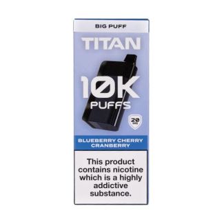 Blueberry Cherry Cranberry Titan 10K Disposable Vape