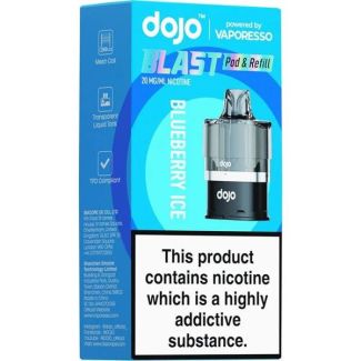 Blueberry Ice Vaporesso Dojo Blast 6000 Prefilled Pod